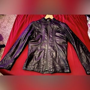 Anahata Full Leather Taurid Jacket, mens medium